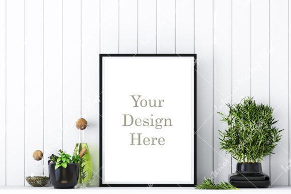 Download Mock Up Poster Frame in Kitchen Room - Mock up poster Collection