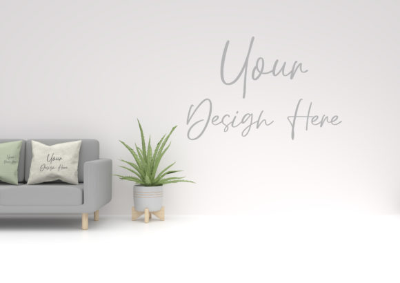 Download Wall Mockup,Poster Wall Design Mockup - Premium Bundle